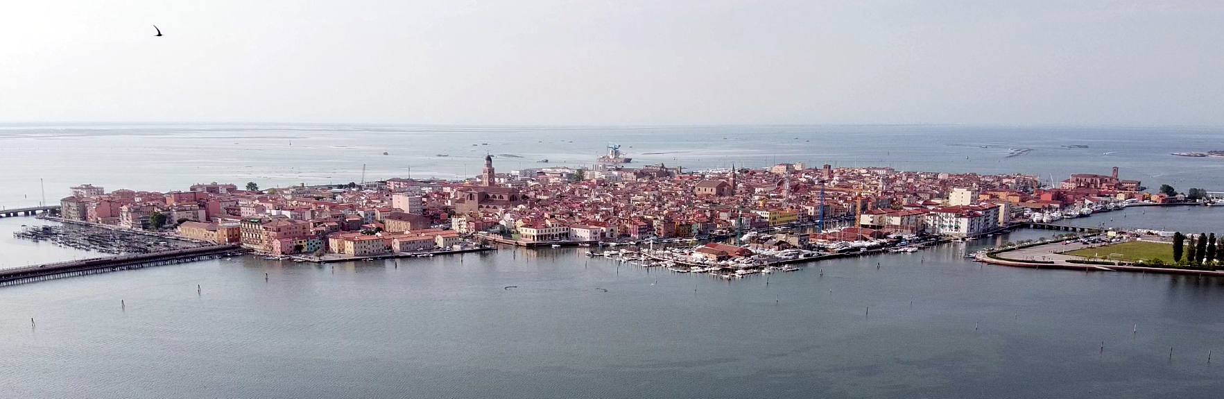 veduta aerea chioggia
